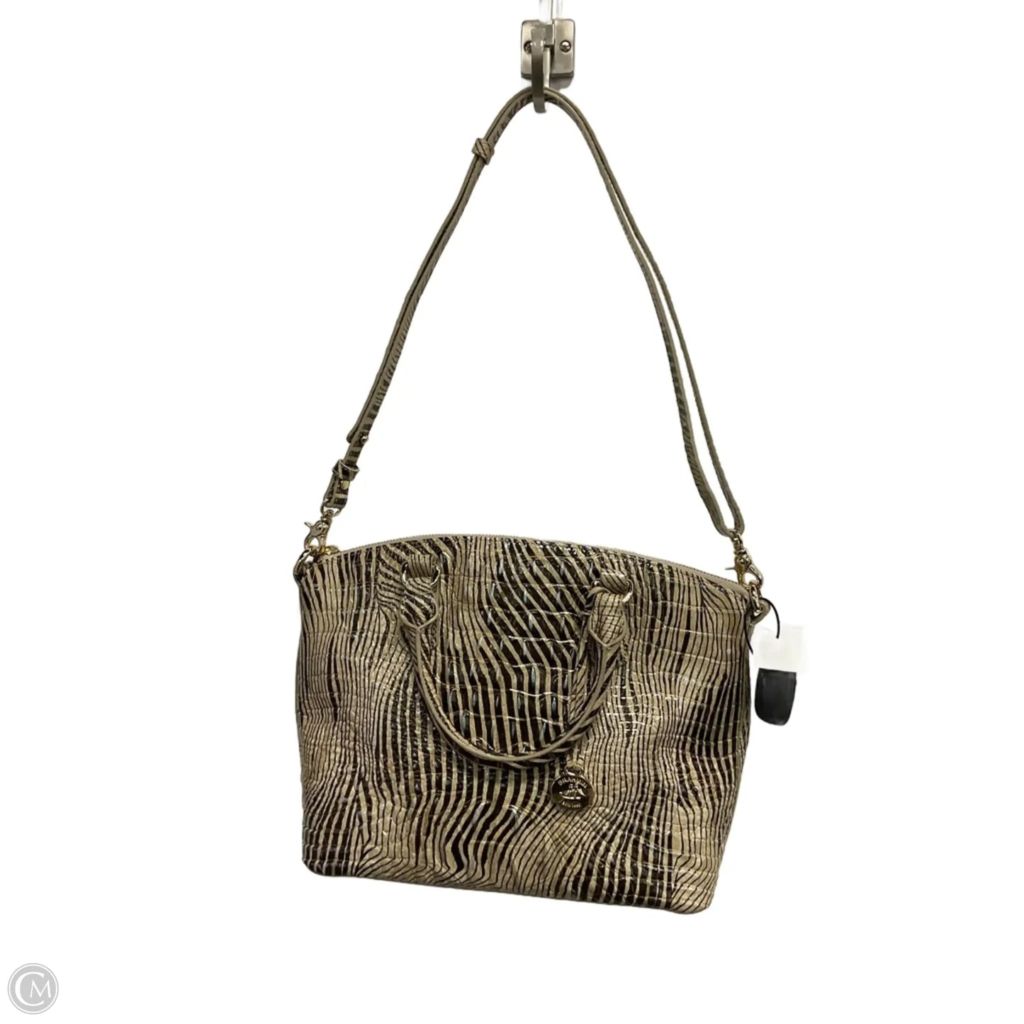 Handbag Designer By Brahmin, Size: Large