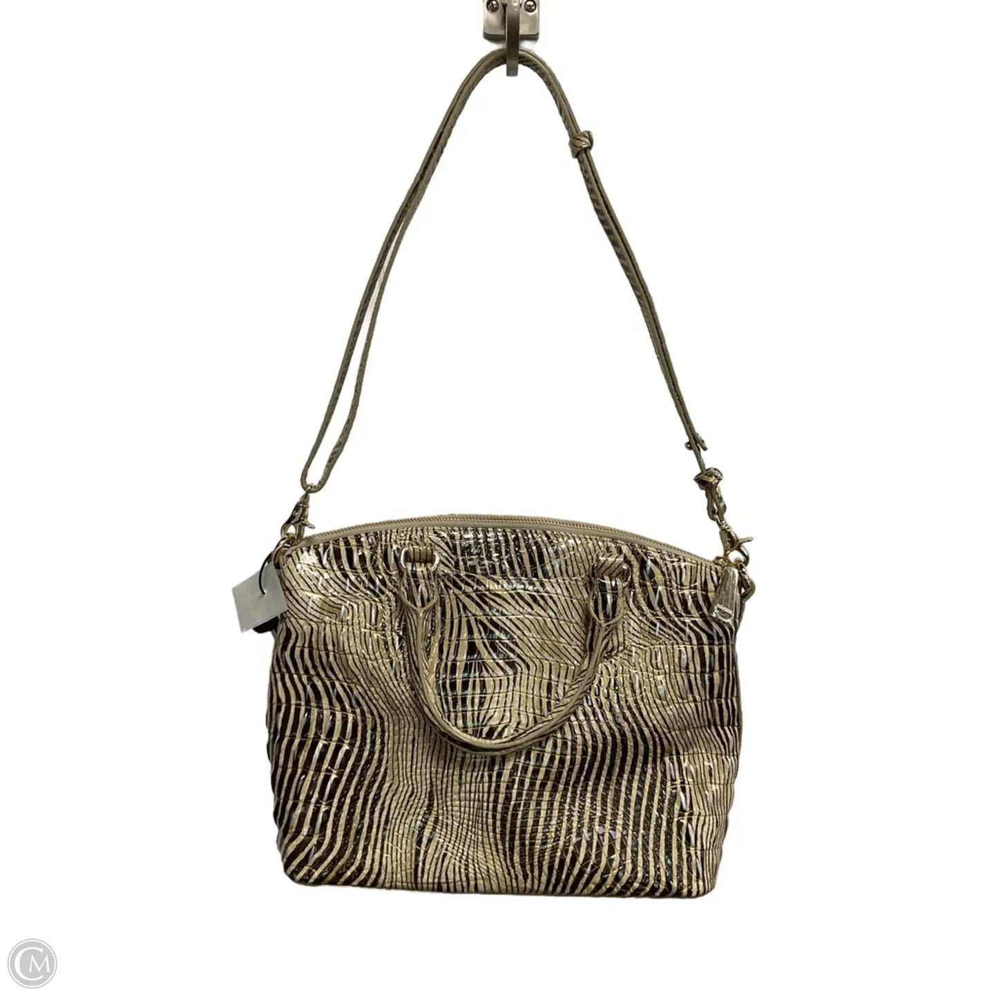 Handbag Designer By Brahmin, Size: Large