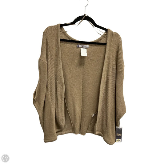 Vest Sweater By Jennifer Lopez In Gold, Size: Xl