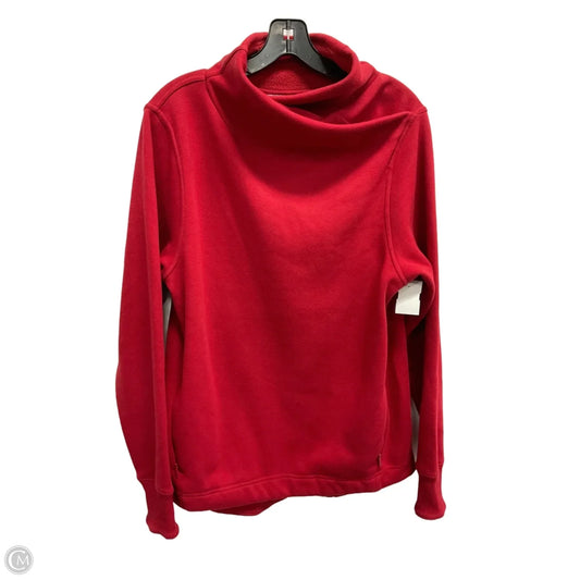 Athletic Sweatshirt Collar By Athleta In Red, Size: M
