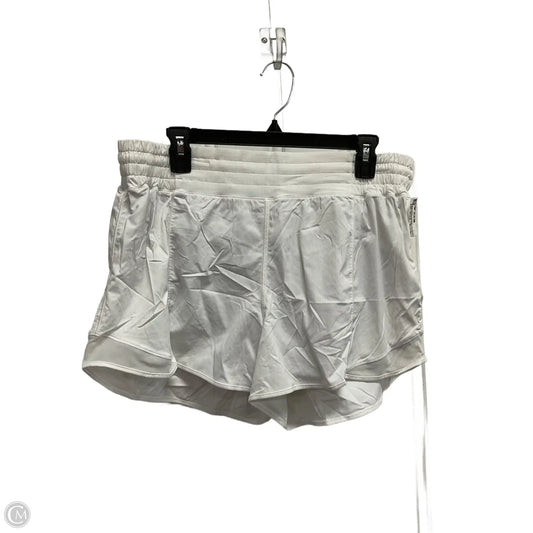 Athletic Shorts By Lululemon In White, Size: L