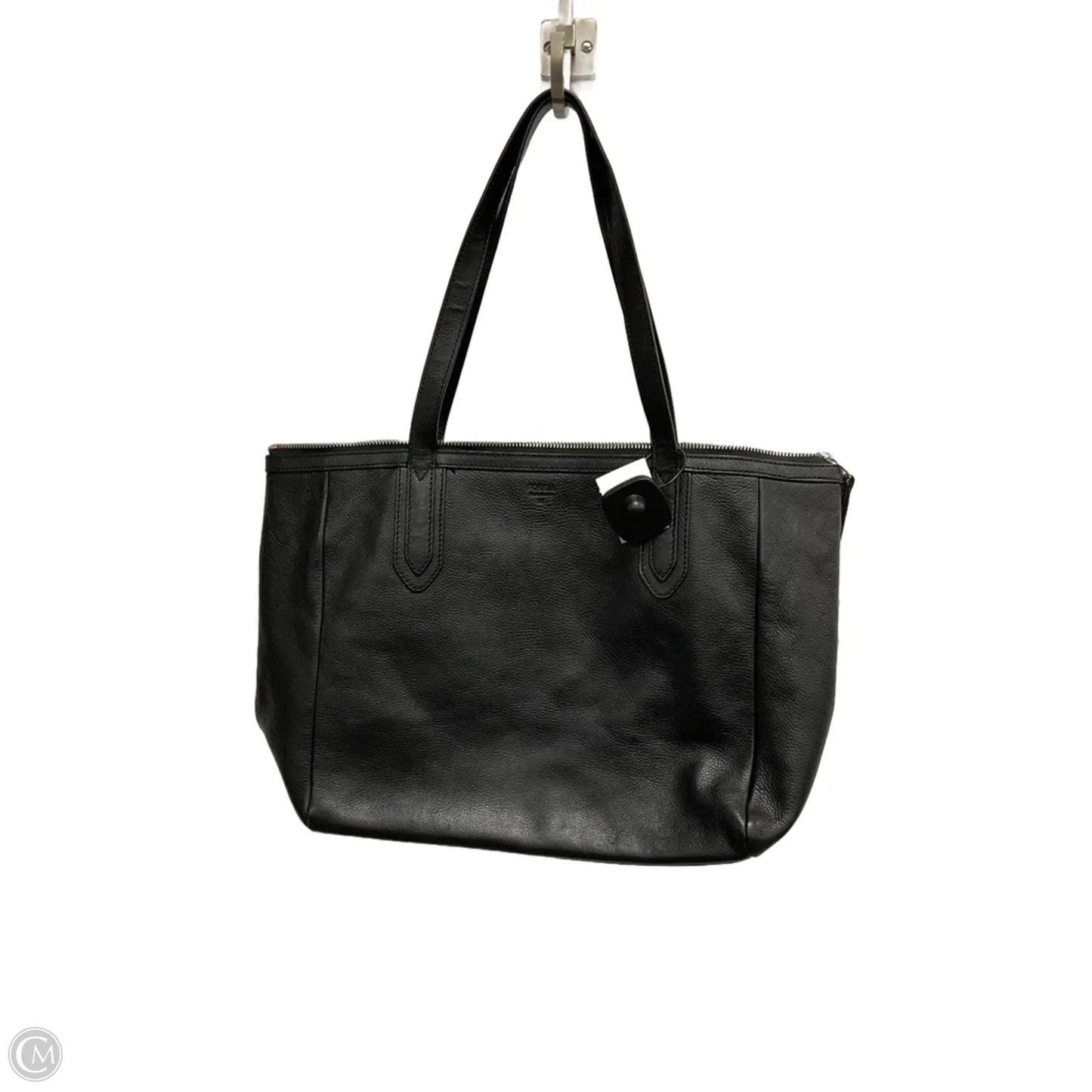 Tote Leather By Fossil, Size: Medium