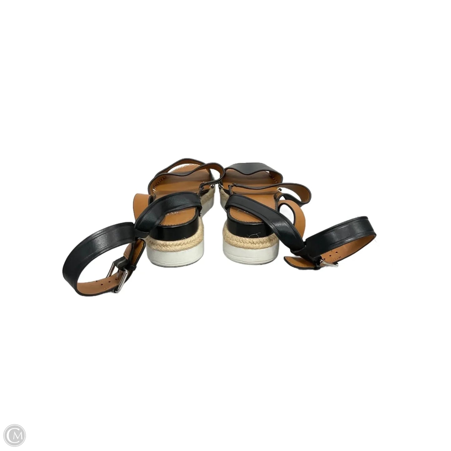 Sandals Heels Platform By Franco Sarto In Black, Size: 9