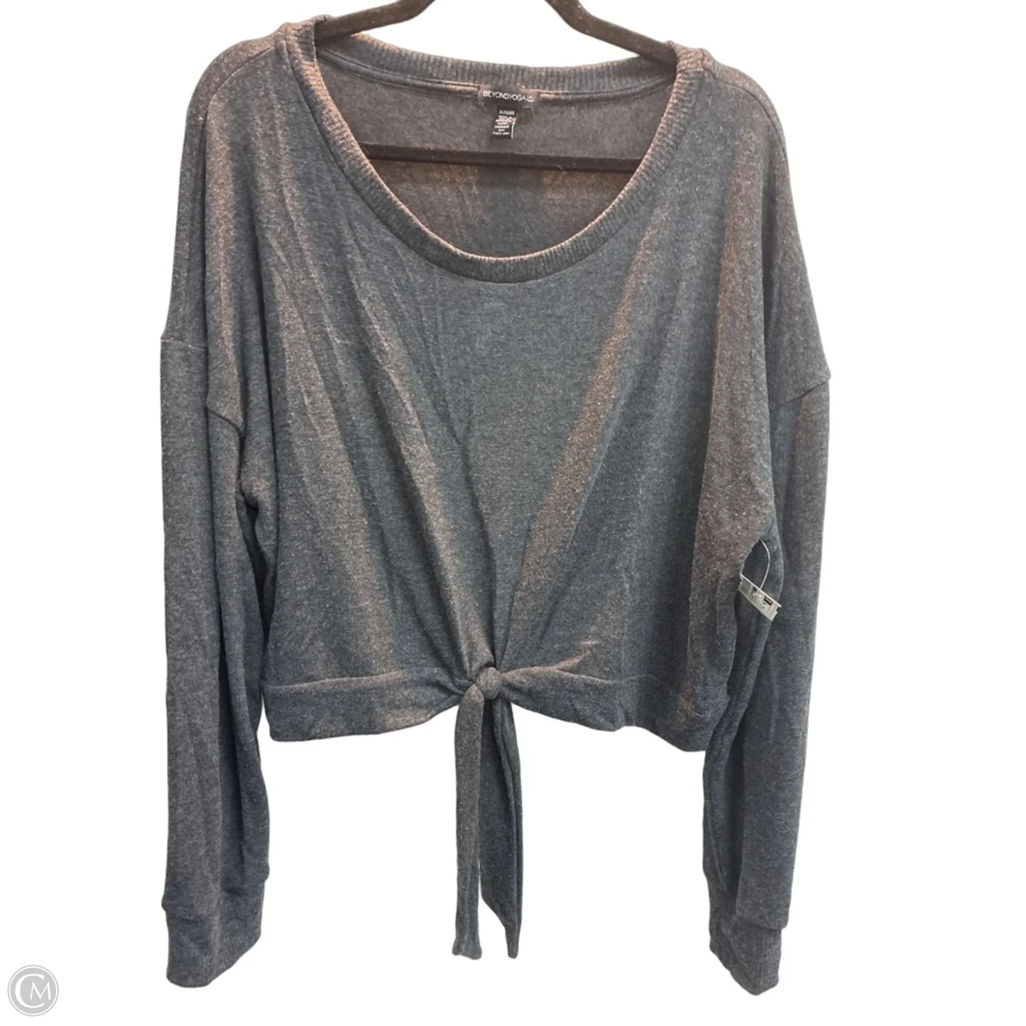 Sweatshirt Crewneck By Beyond Yoga In Grey, Size: Xl