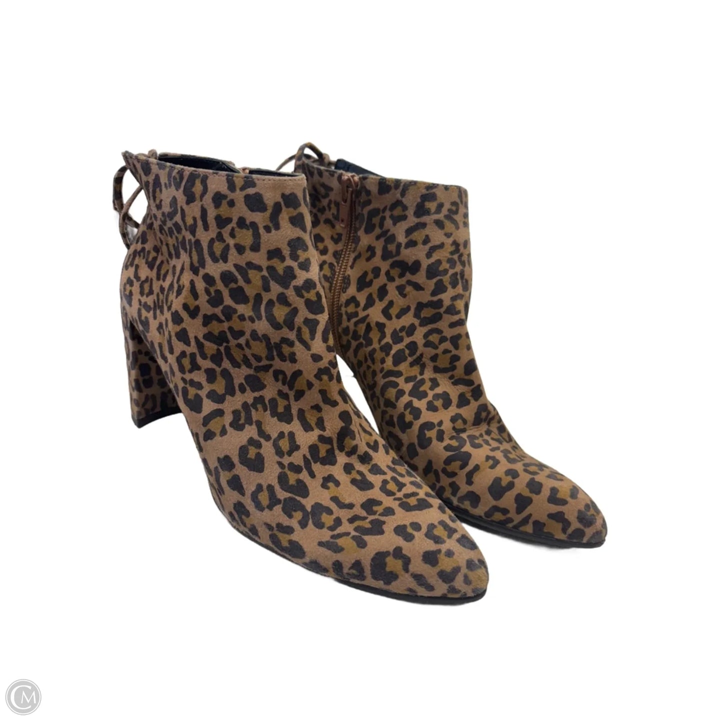 Boots Designer By Stuart Weitzman In Leopard Print, Size: 7.5
