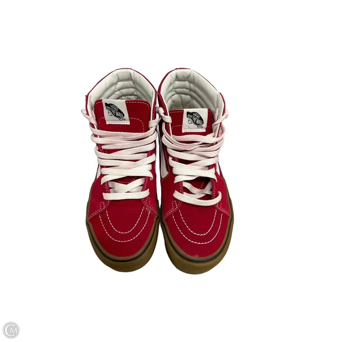 Shoes Sneakers By Vans In Red, Size: 7