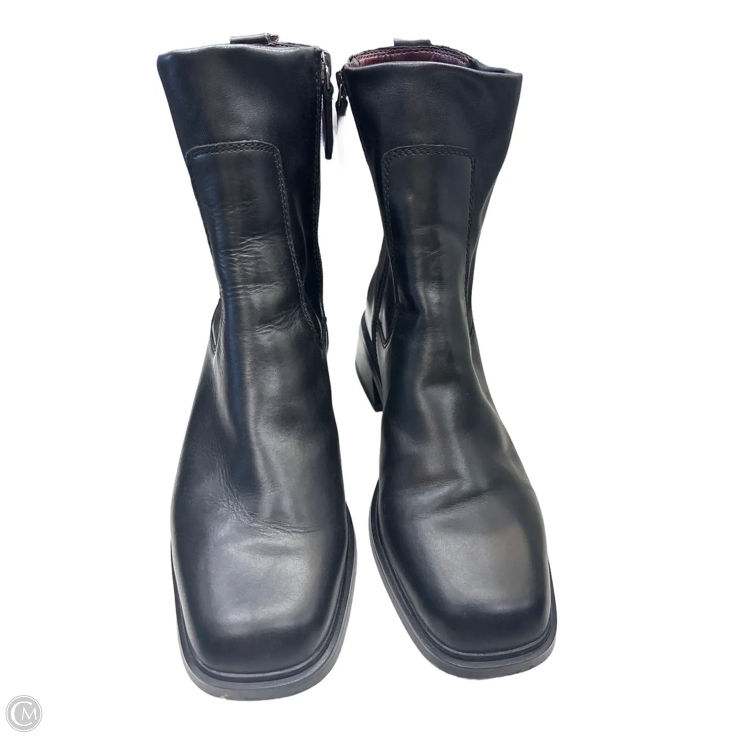 Boots Ankle Heels By Franco Sarto In Black, Size: 10