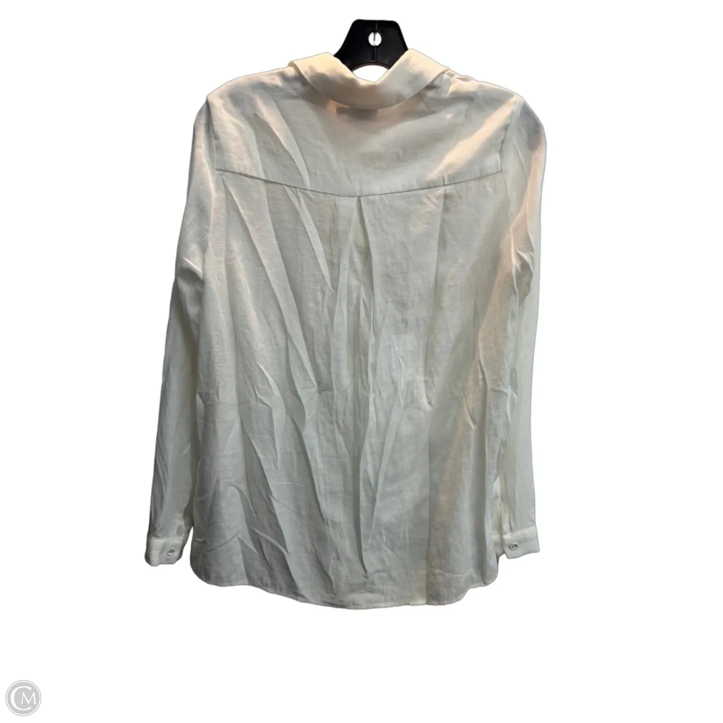 Blouse Long Sleeve By Princess Polly In White, Size: Xs
