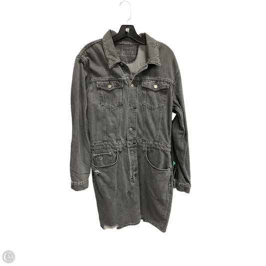 Dress Casual Midi By Maurices In Black Denim, Size: L