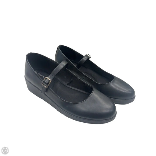 Shoes Heels Wedge By Anne Klein In Black, Size: 9