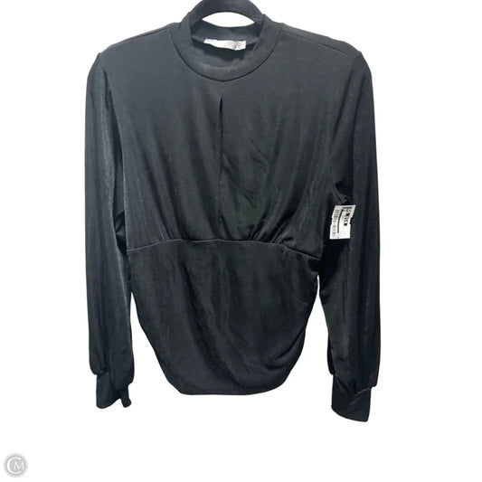 Top Long Sleeve By Red In Black, Size: L