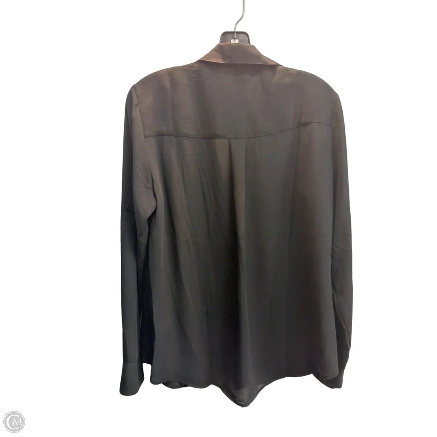 Blouse Long Sleeve By Express In Black, Size: M
