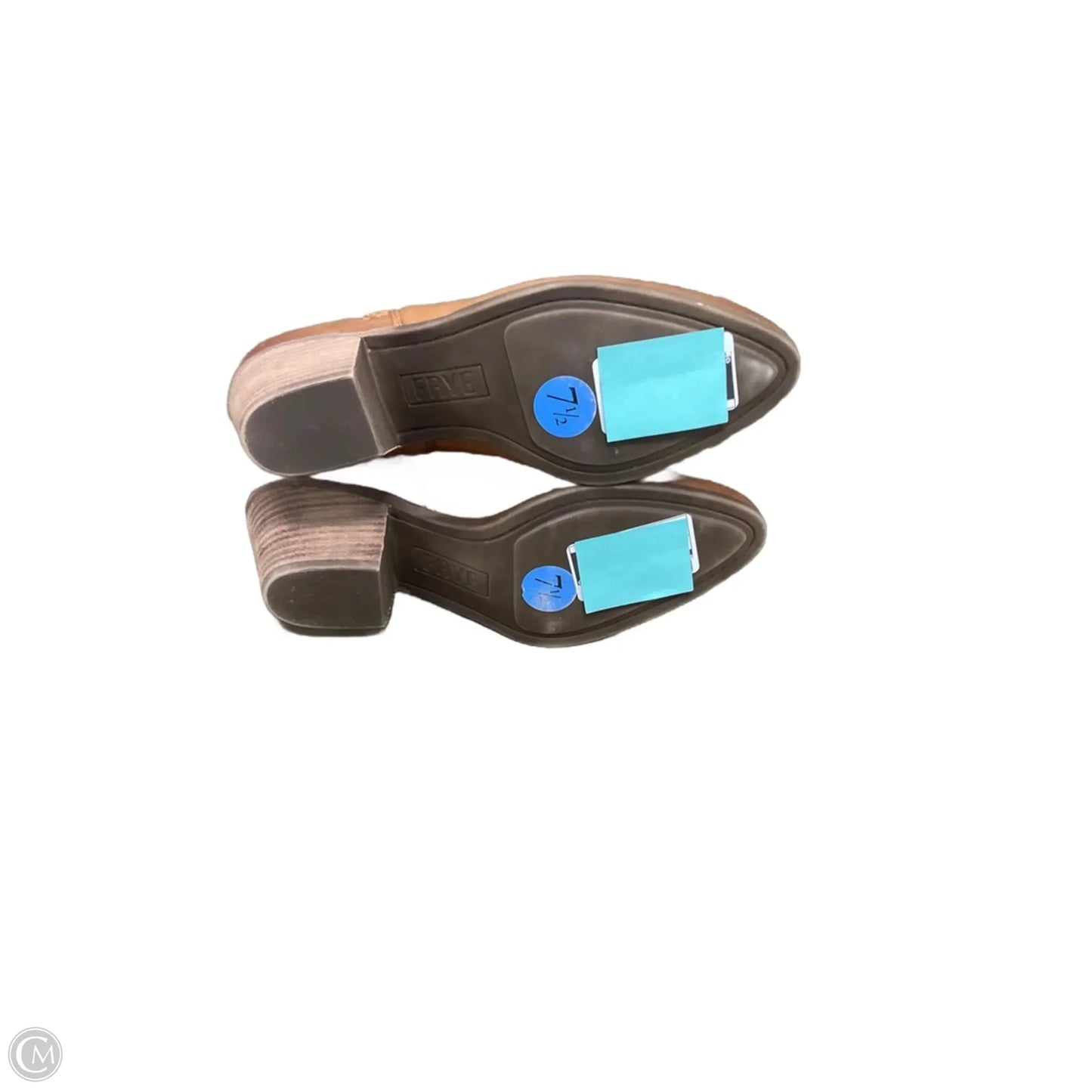 Boots Designer By Frye In Brown, Size: 7.5