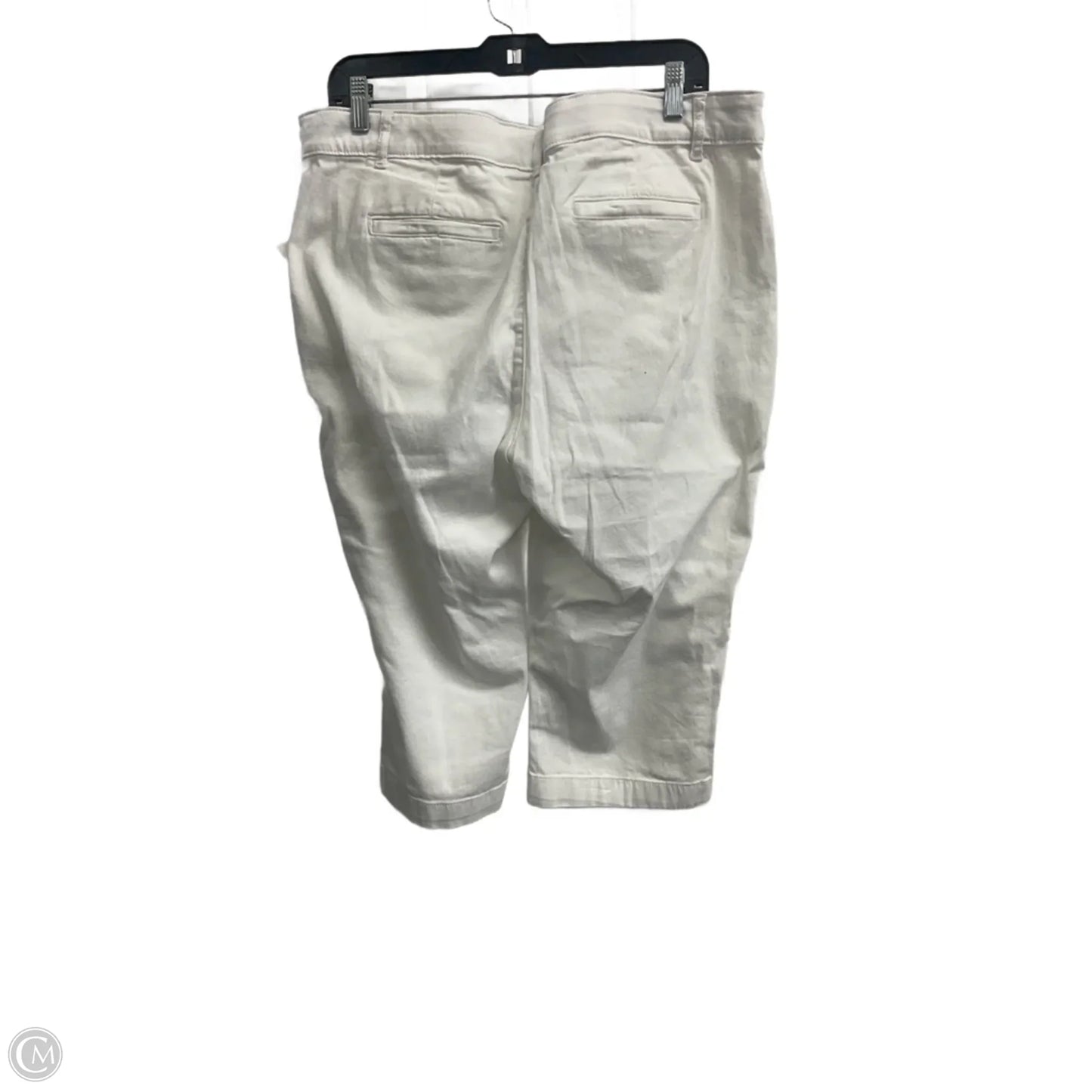 Capris By St Johns Bay In White, Size: 16