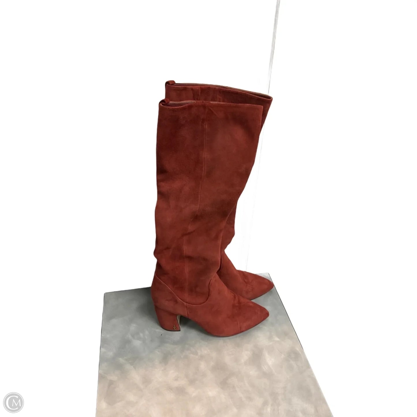 Boots Knee Heels By Sam Edelman In Red, Size: 8