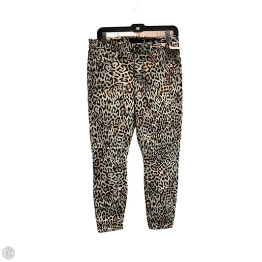 Jeans Skinny By 7 For All Mankind In Leopard Print, Size: 8