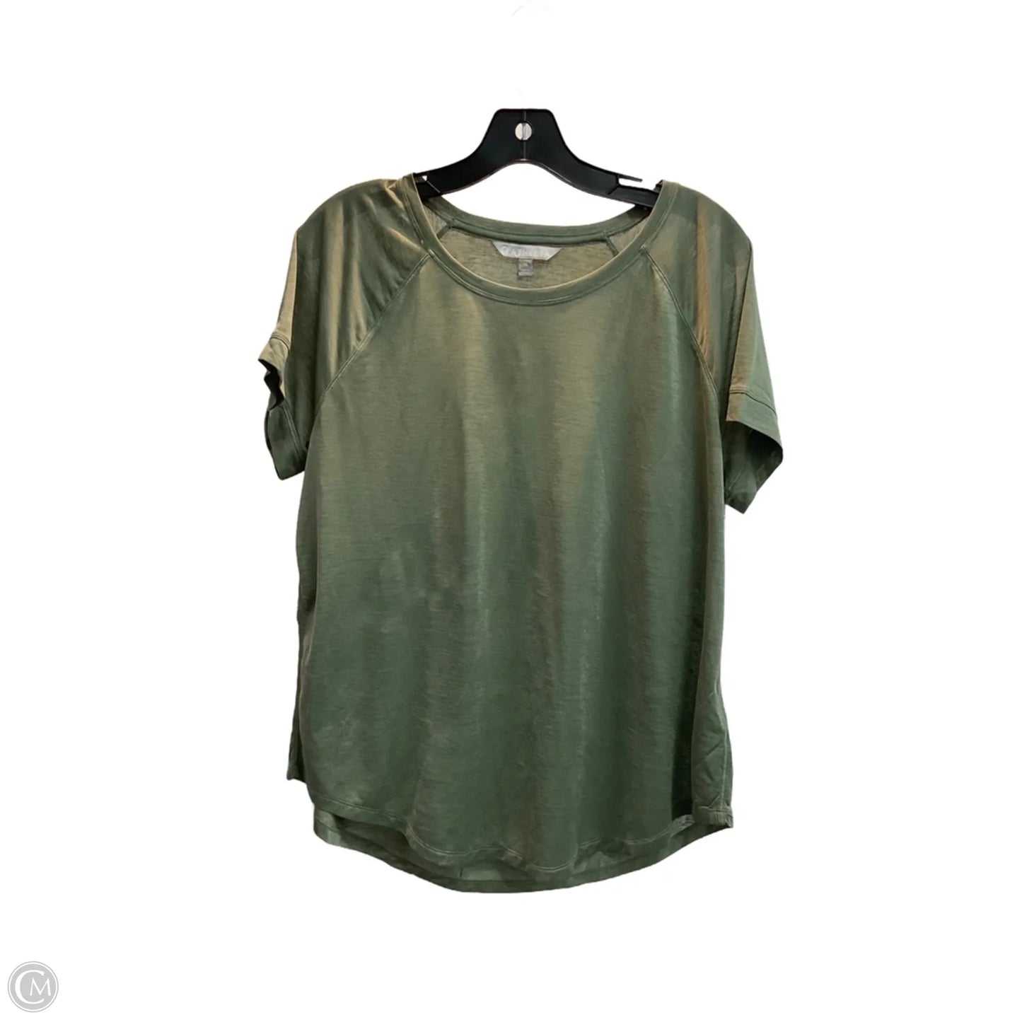 Top Short Sleeve Basic By Athleta In Green, Size: Xl