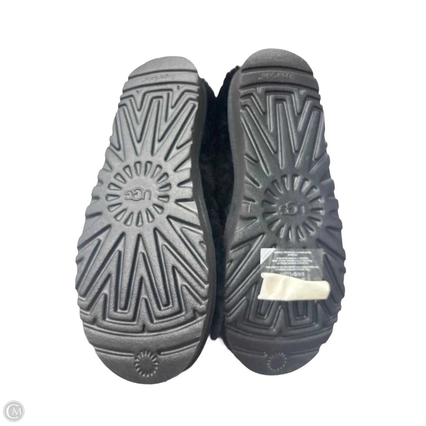 Slippers Designer By Ugg In Black, Size: 8