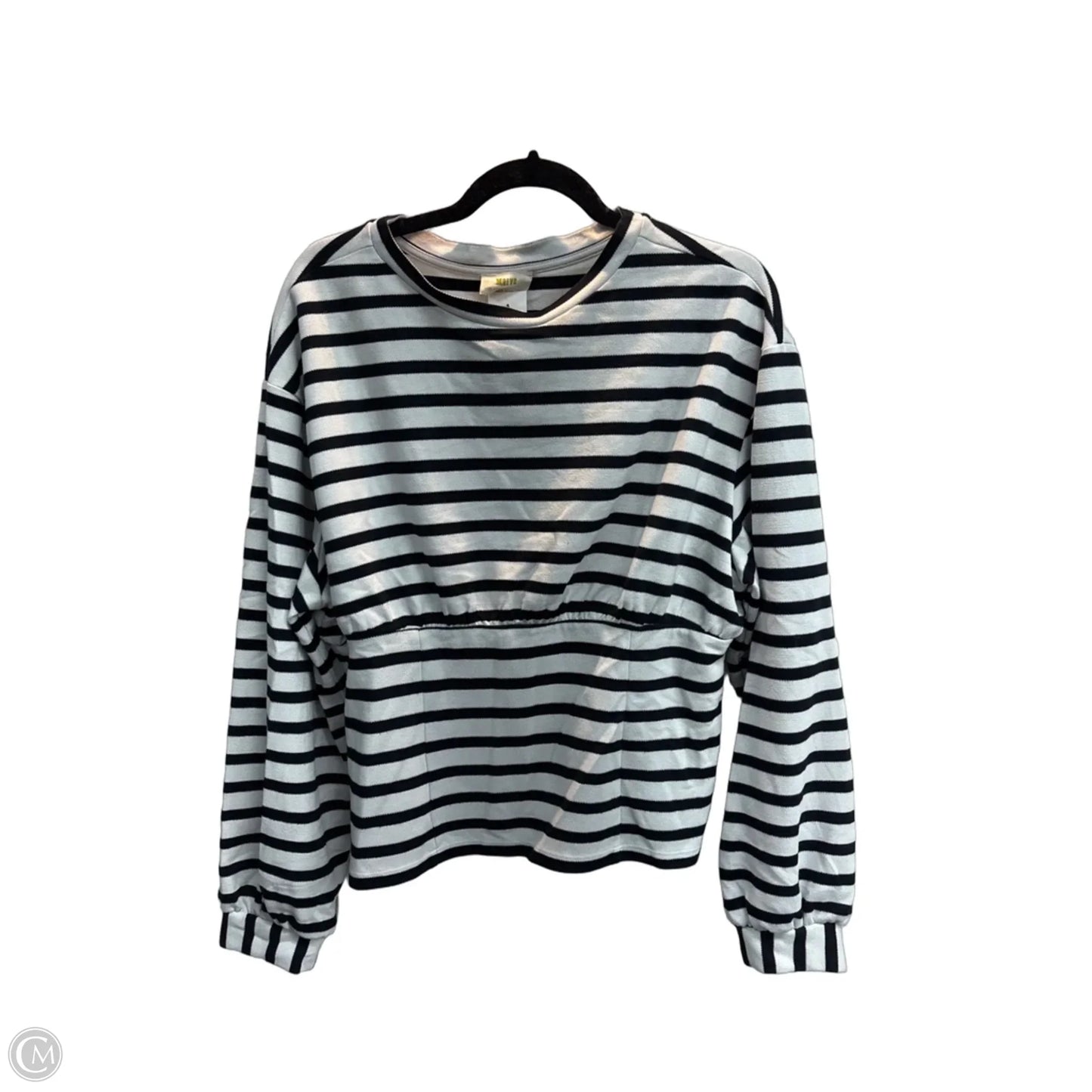 Top Long Sleeve By Maeve In Striped Pattern, Size: Xl