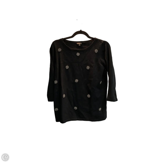 Sweater By Talbots In Black, Size: Xlp