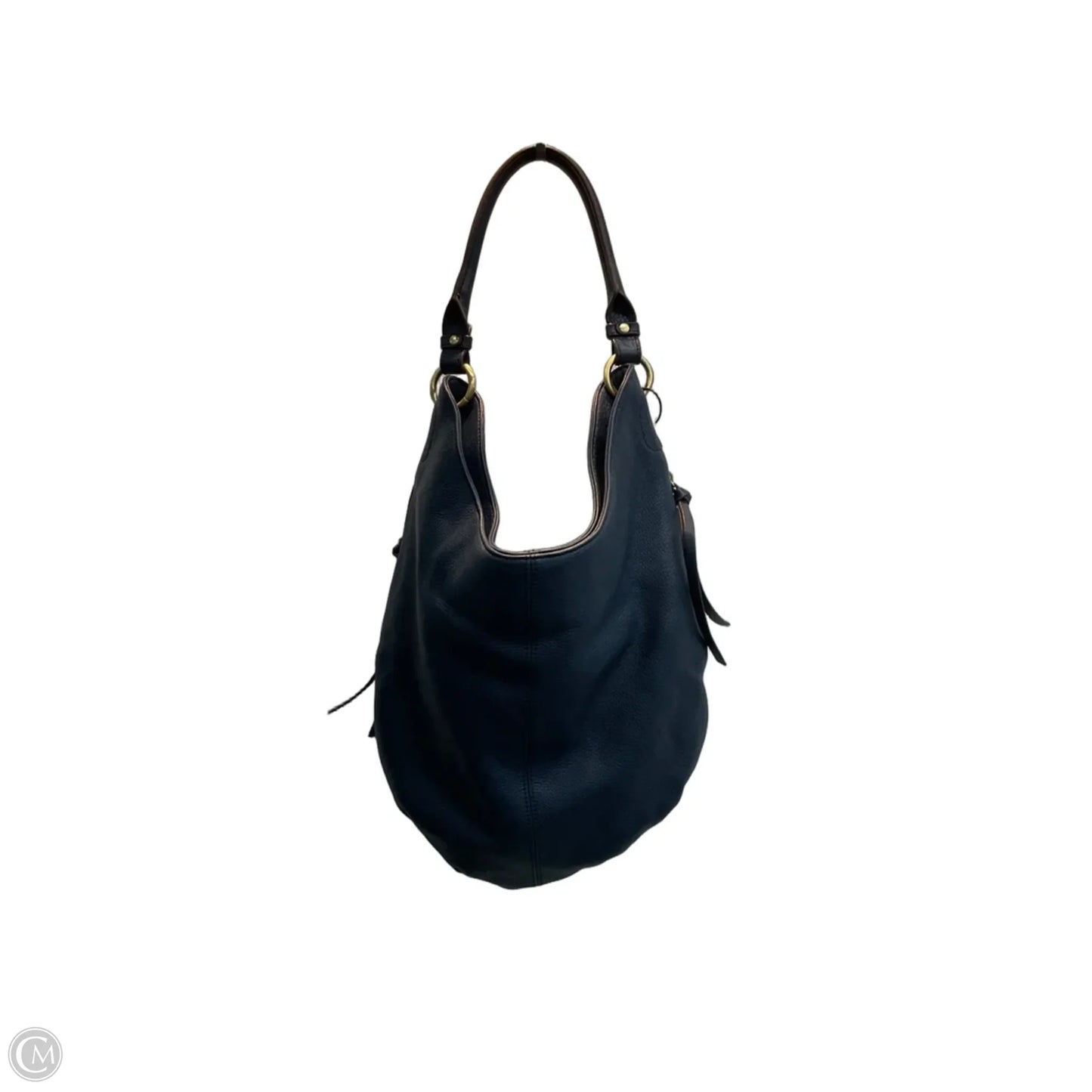 Handbag Leather By Clothes Mentor, Size: Medium