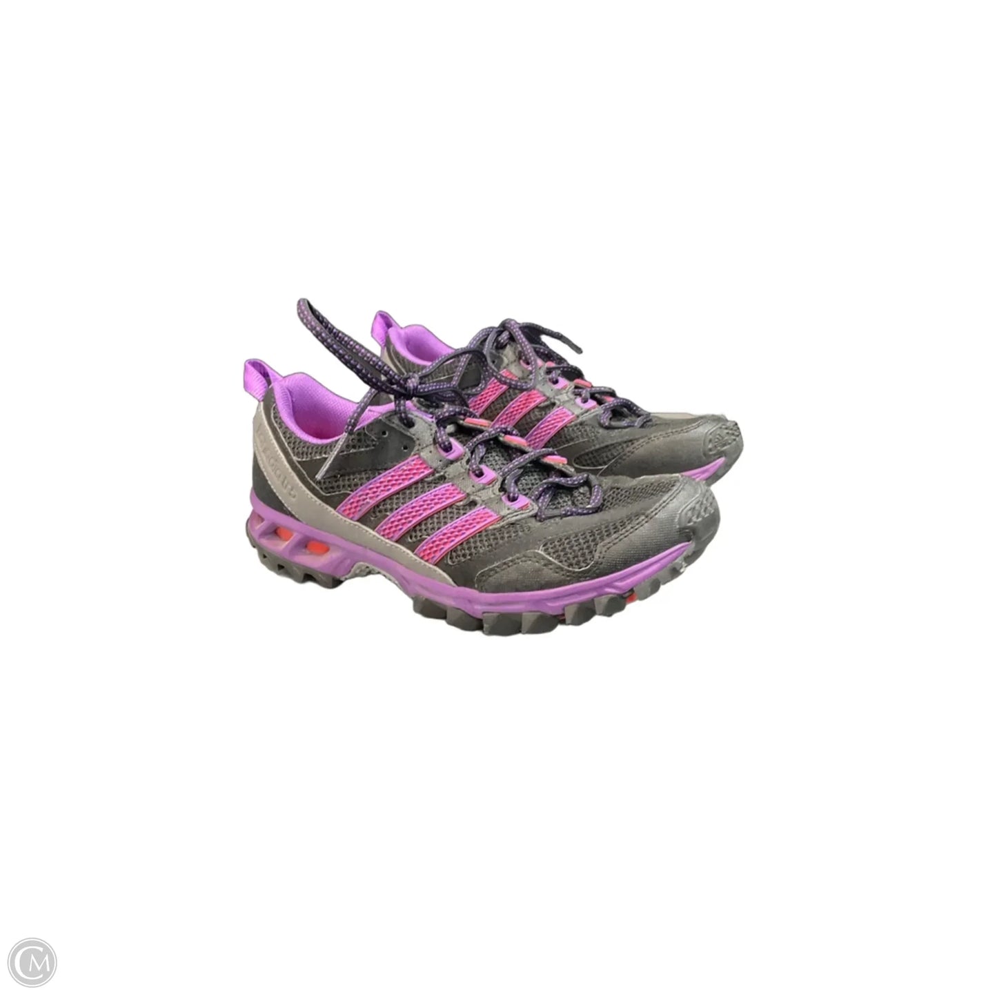 Shoes Athletic By Adidas In Black & Purple, Size: 7.5