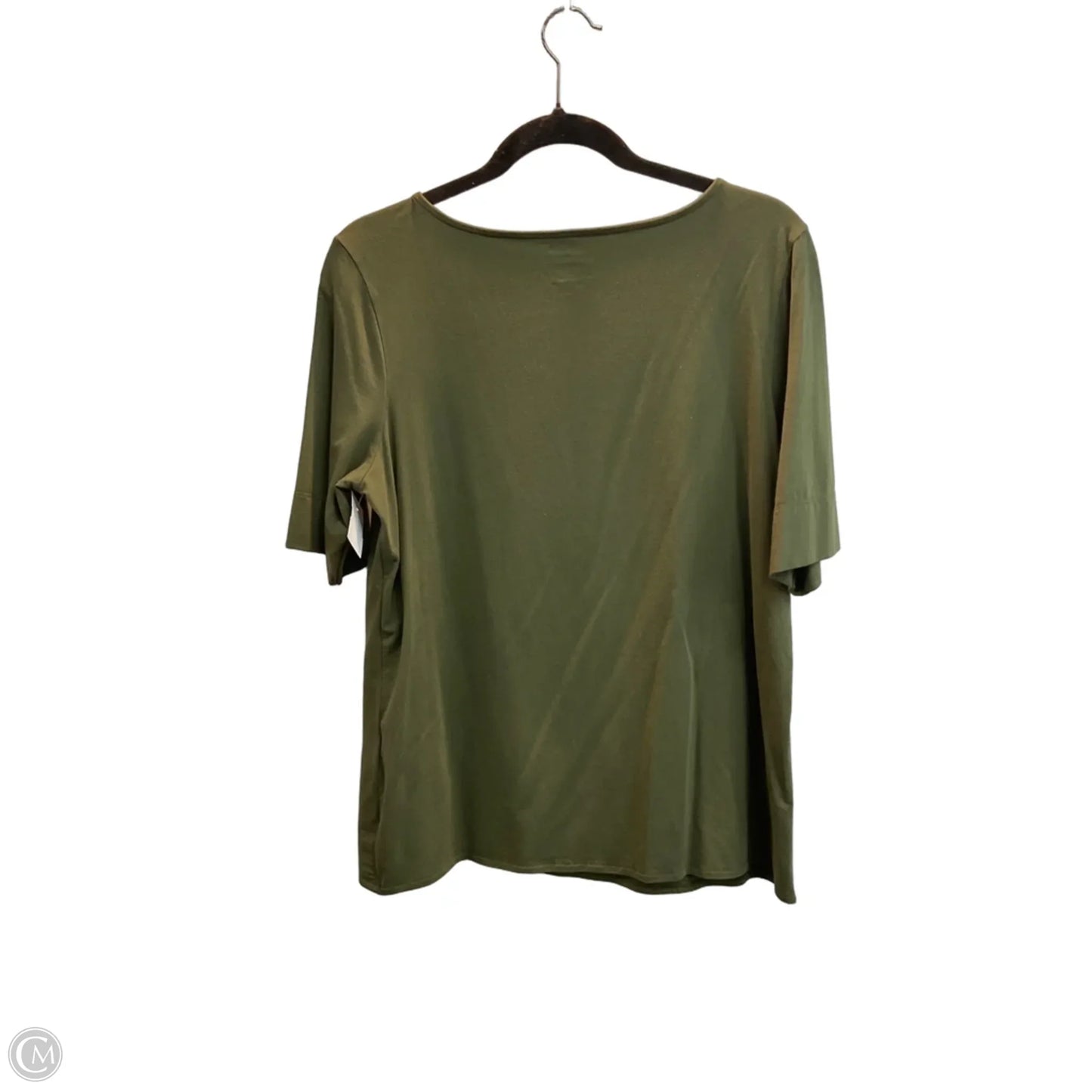 Top Short Sleeve By Chicos In Green, Size: L