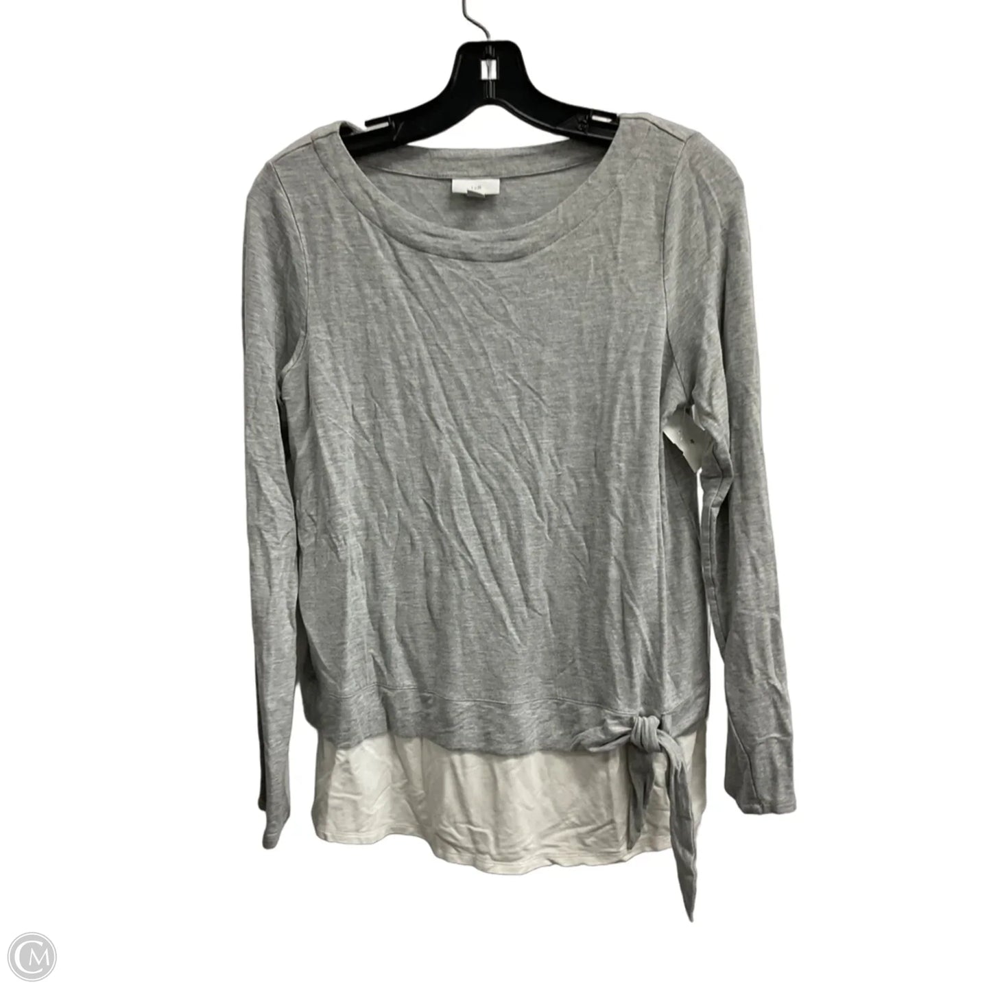 Top Long Sleeve By J. Jill In Grey, Size: S