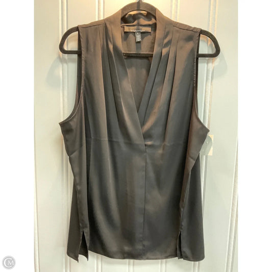 Blouse Sleeveless By White House Black Market In Black, Size: L