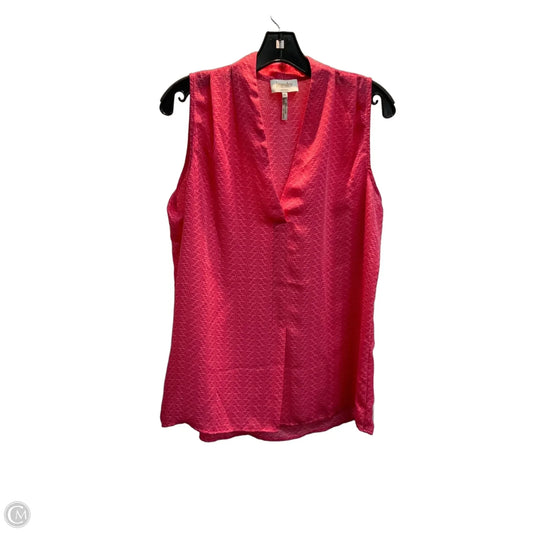 Top Sleeveless By Laundry In Pink, Size: S