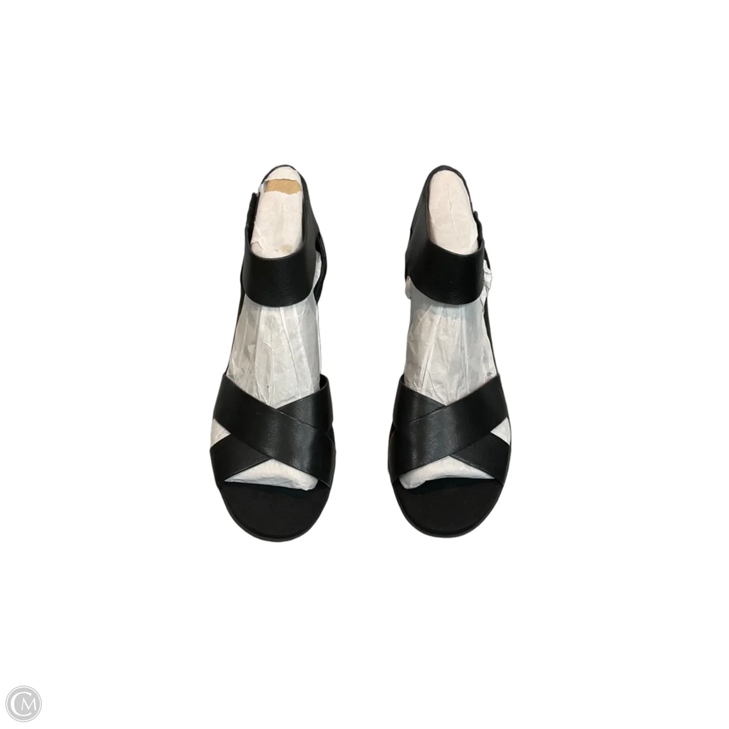Sandals Heels Wedge By Naturalizer In Black, Size: 9
