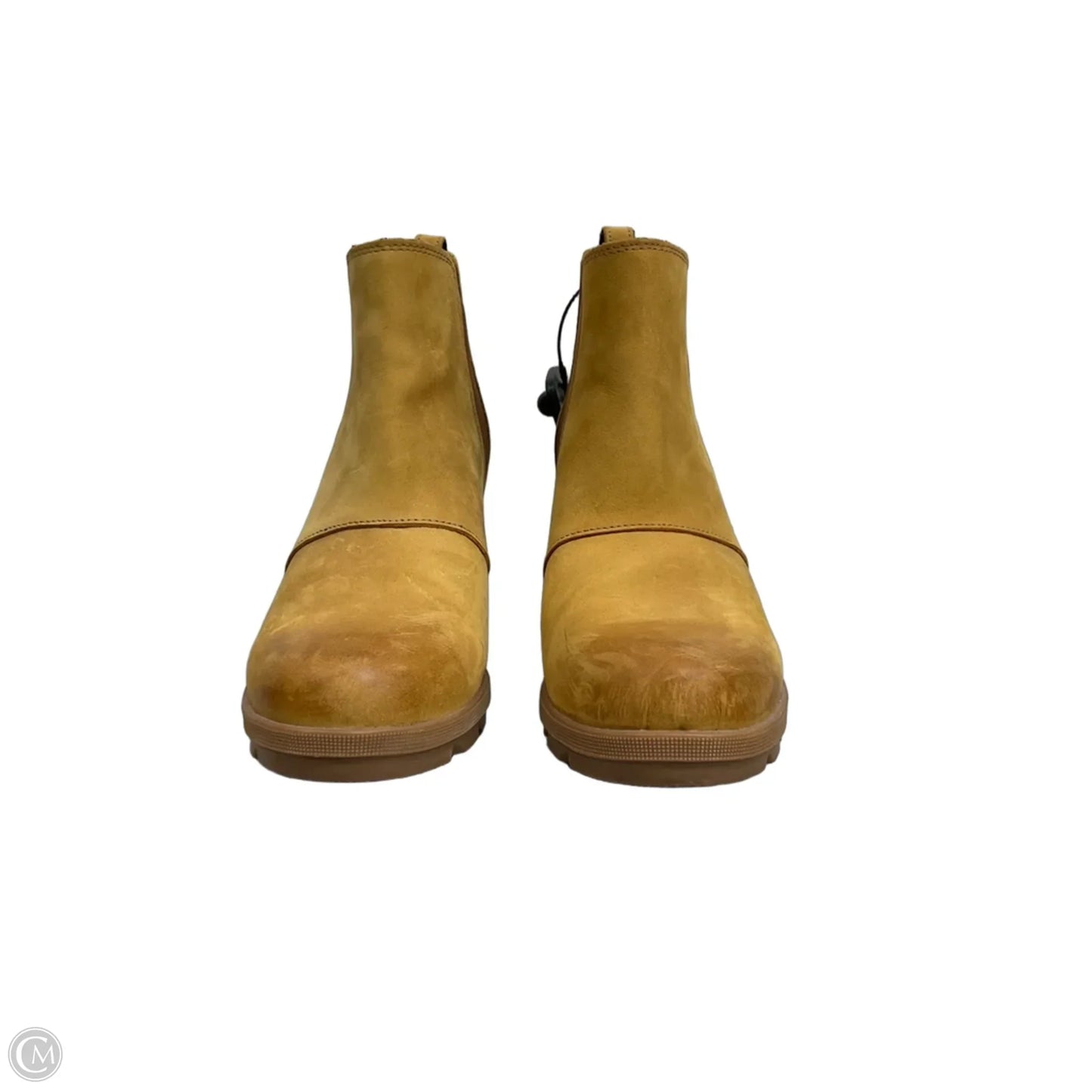 Boots Ankle Heels By Sorel In Brown, Size: 9.5