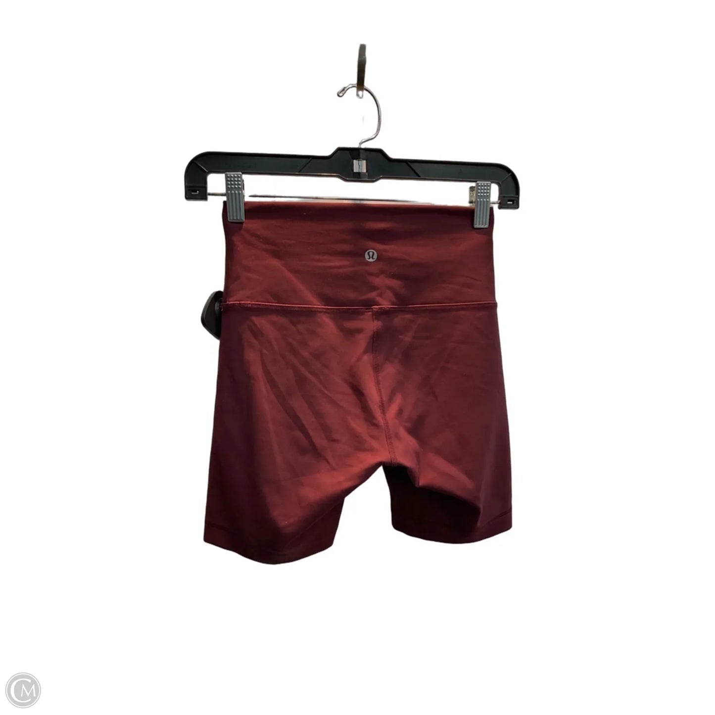 Athletic Shorts By Lululemon In Maroon, Size: S