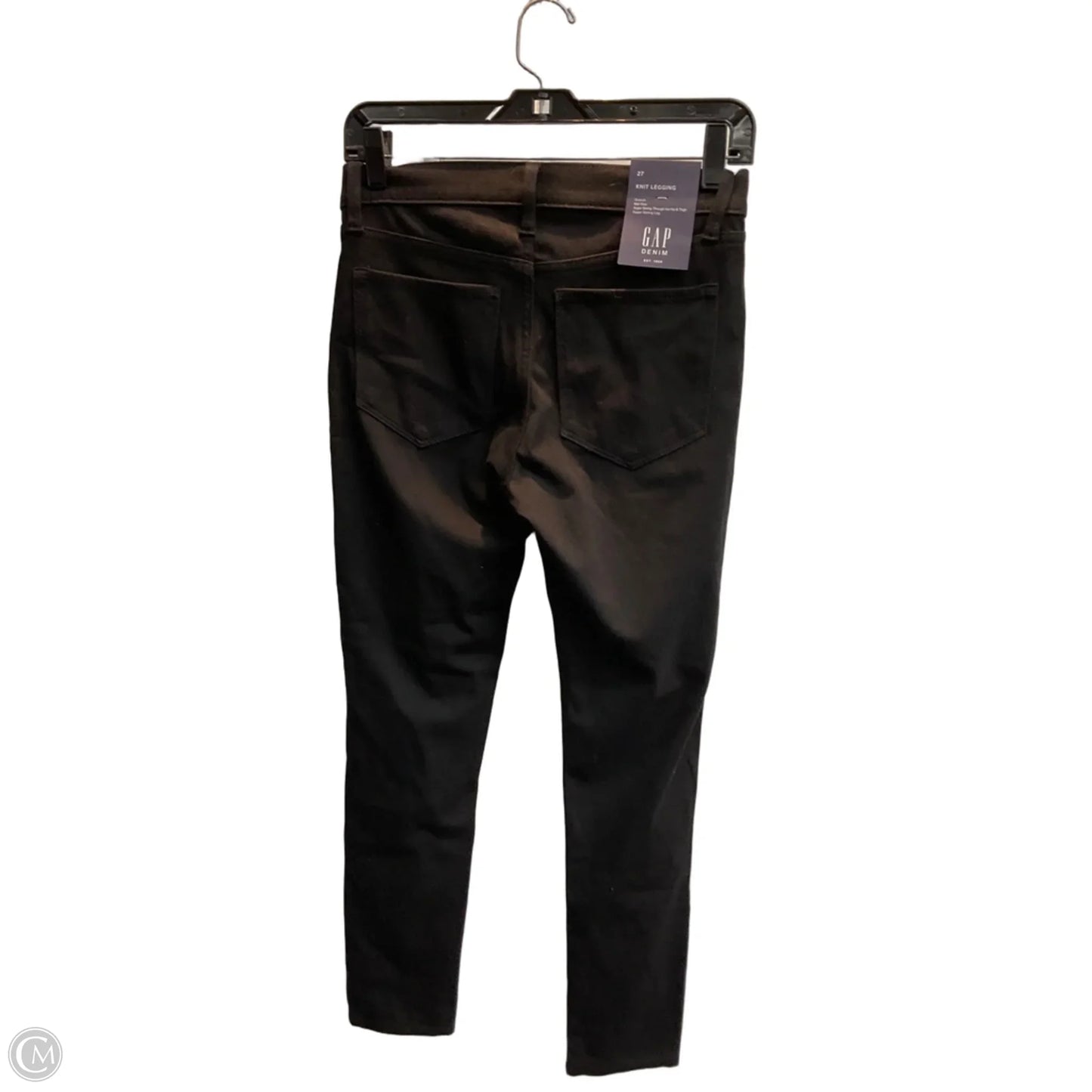 Jeans Skinny By Gap In Black, Size: 4