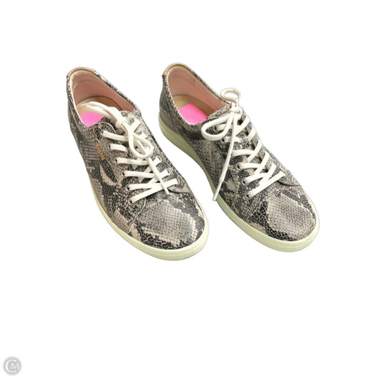 Shoes Sneakers By Ecco In Snakeskin Print, Size: 9