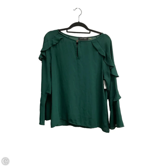 Blouse Long Sleeve By Ivanka Trump In Green, Size: M