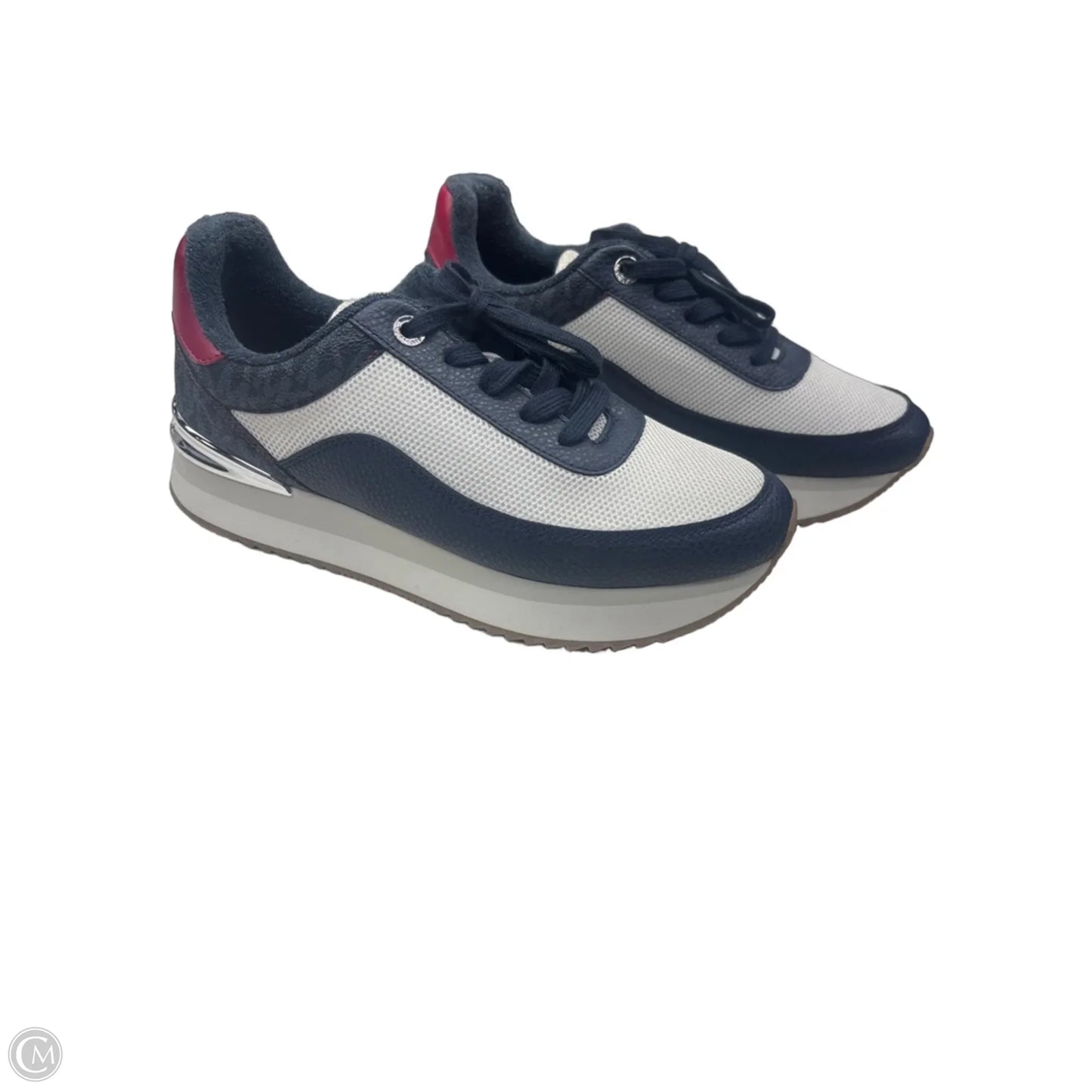 Shoes Sneakers By Michael By Michael Kors In Blue Red & White, Size: 8