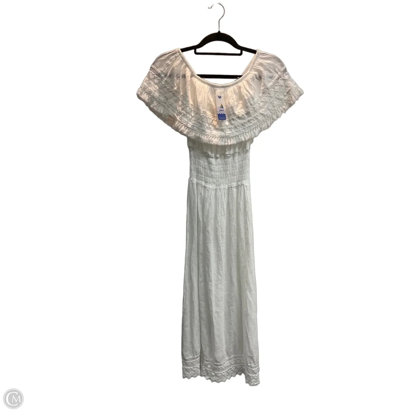 Dress Casual Maxi By Clothes Mentor In White, Size: L