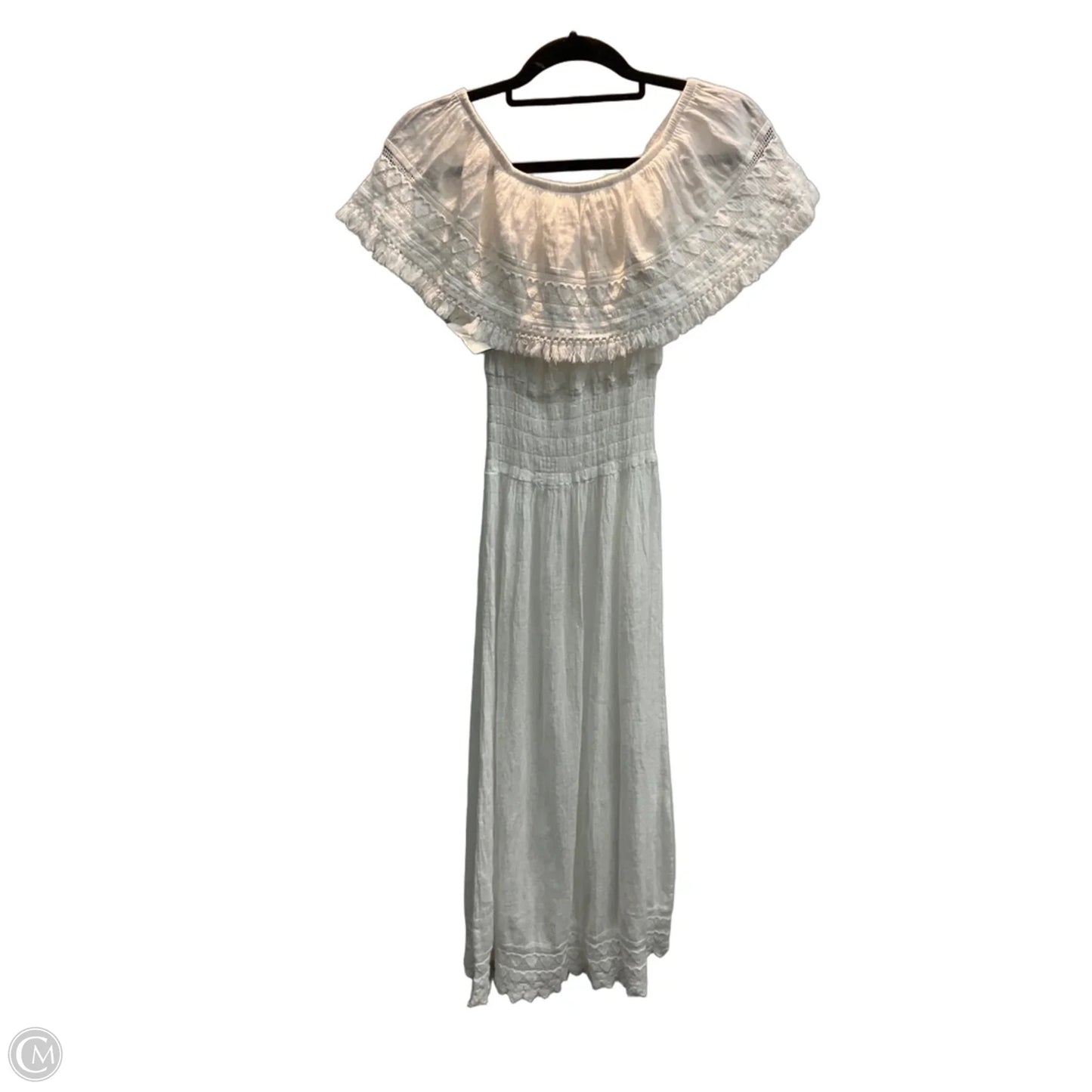 Dress Casual Maxi By Clothes Mentor In White, Size: L