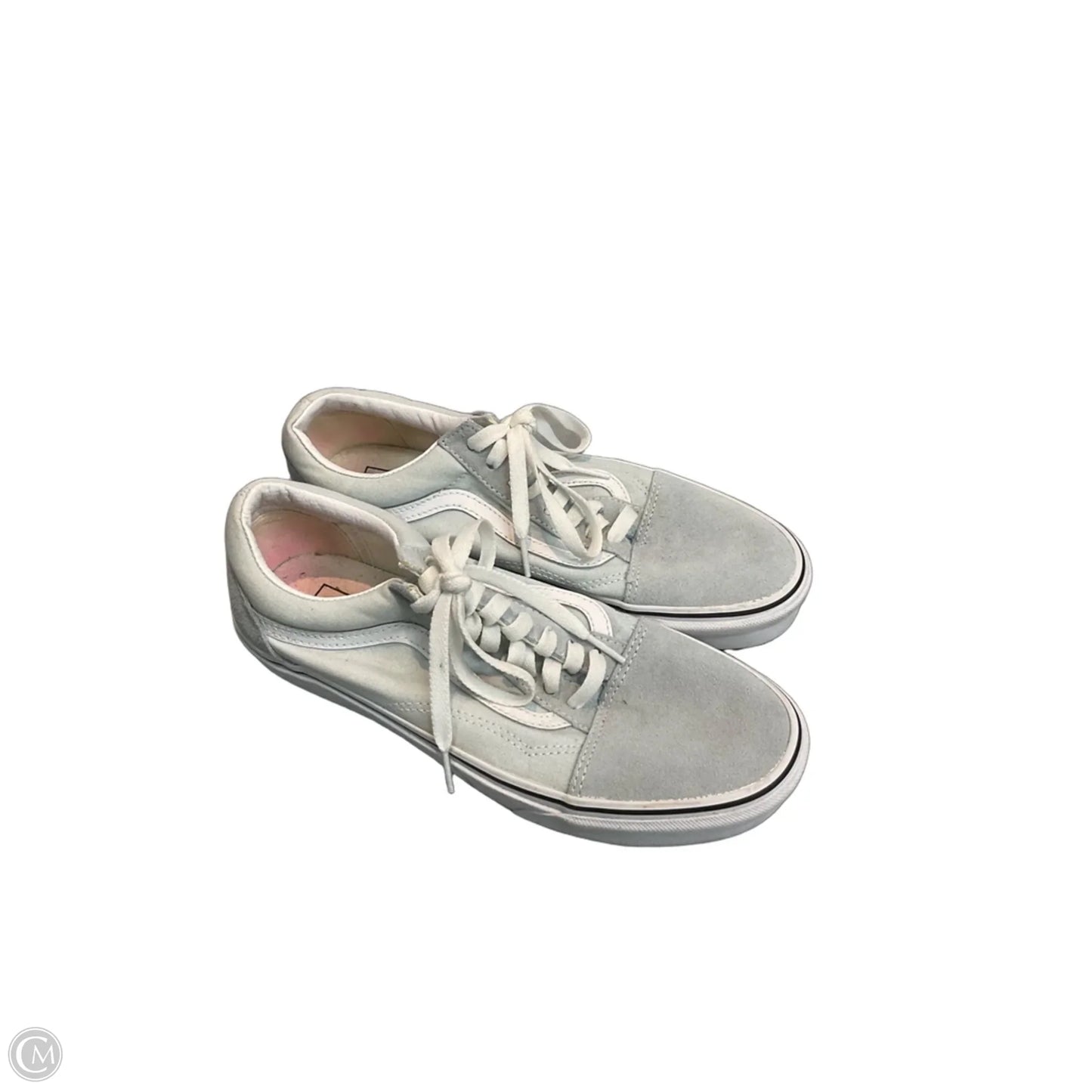 Shoes Sneakers By Vans In Aqua, Size: 10