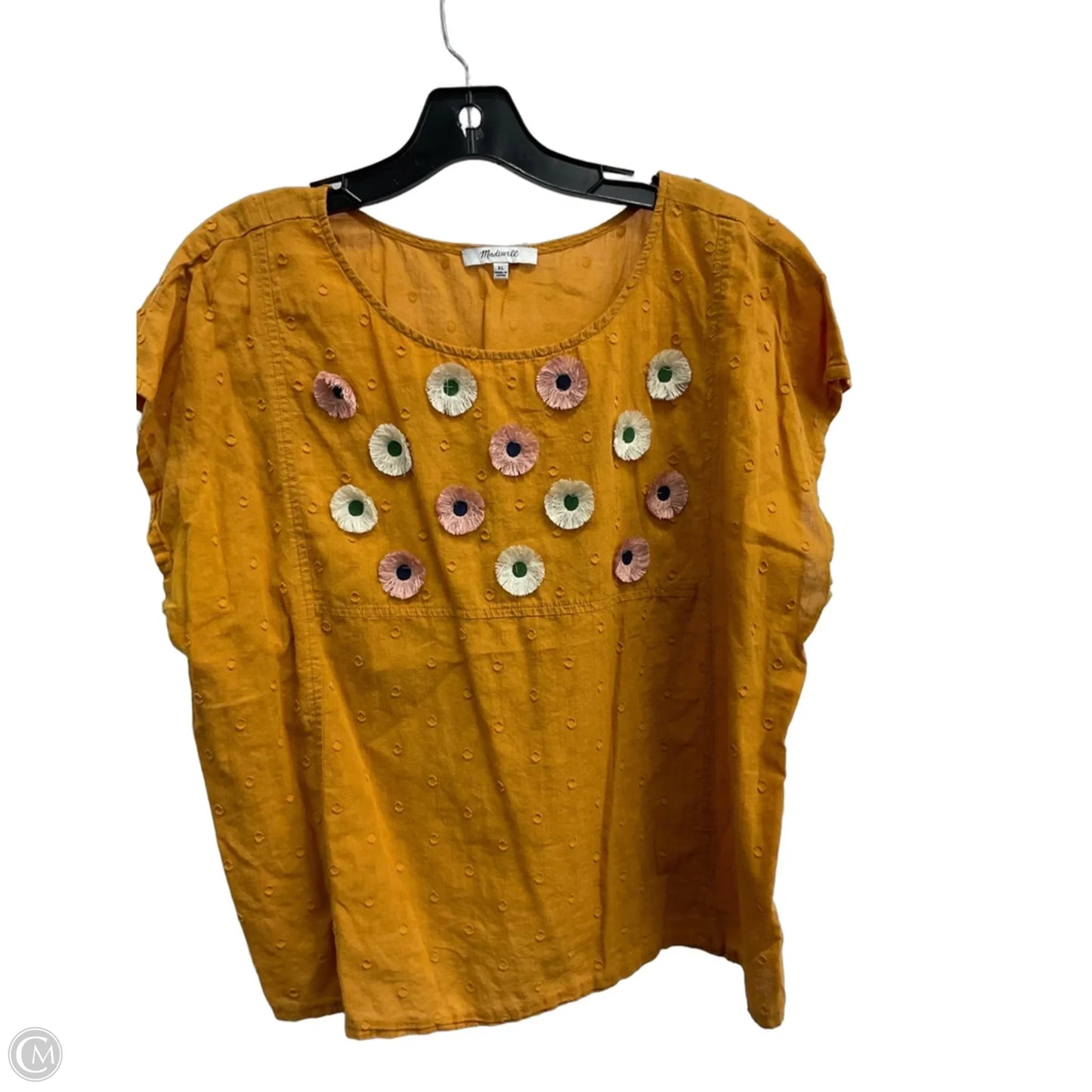 Top Sleeveless By Madewell In Gold, Size: Xl