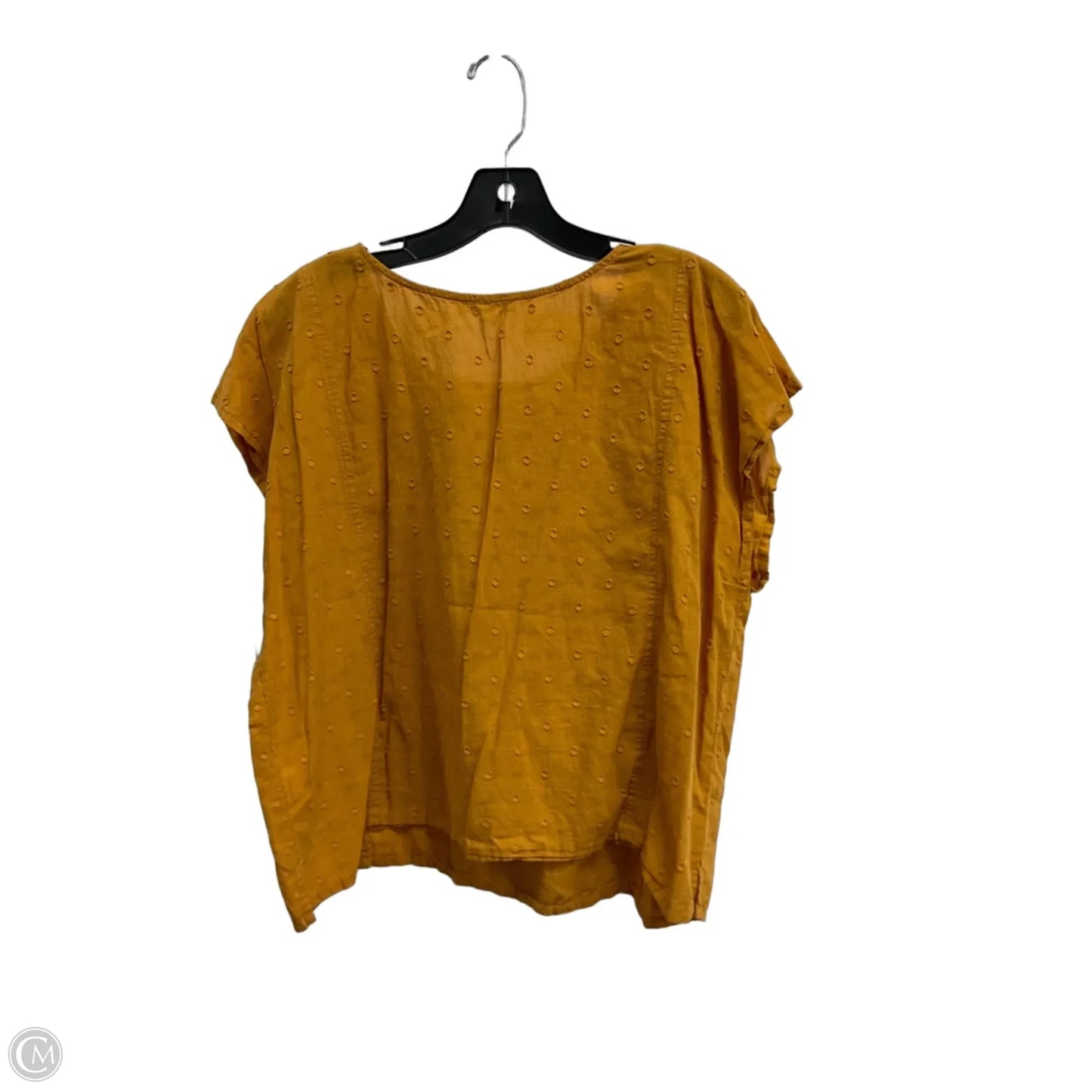 Top Sleeveless By Madewell In Gold, Size: Xl