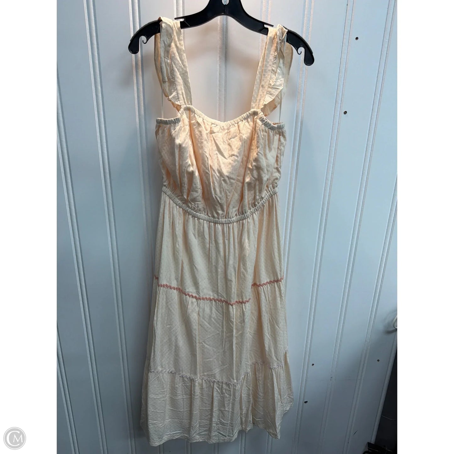 Dress Casual Maxi By Lc Lauren Conrad In Cream, Size: M