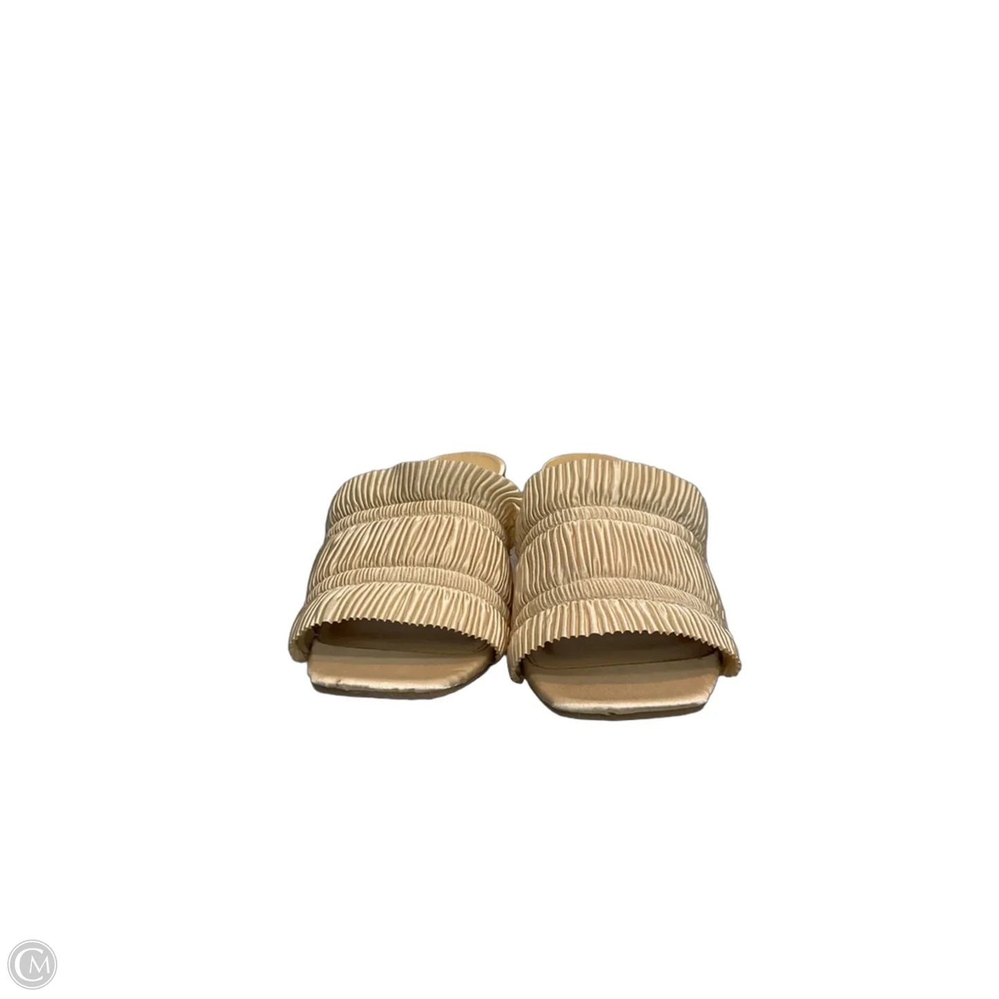 Sandals Heels Block By Lc Lauren Conrad In Cream, Size: 6.5