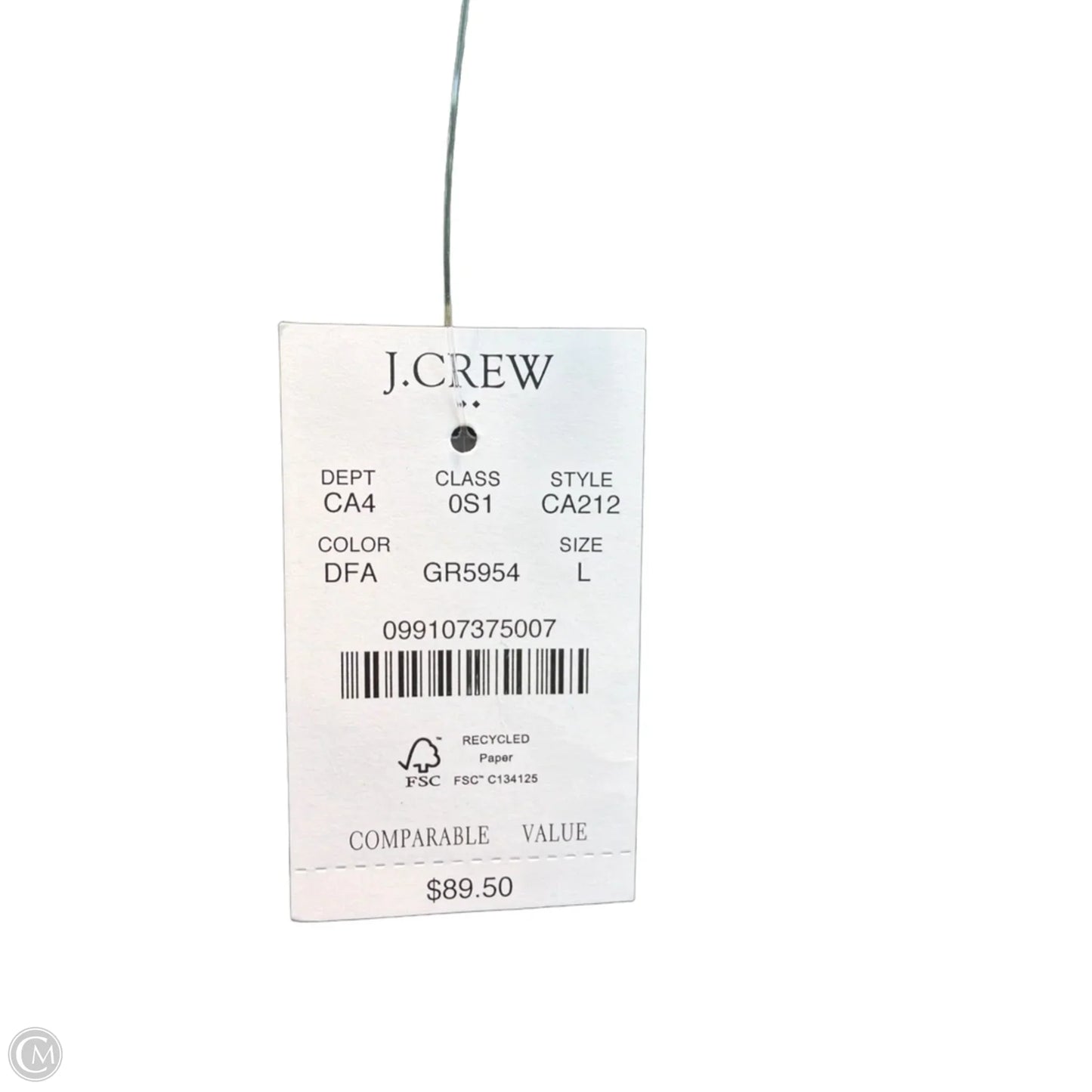 Dress Casual Maxi By J. Crew In Green, Size: L