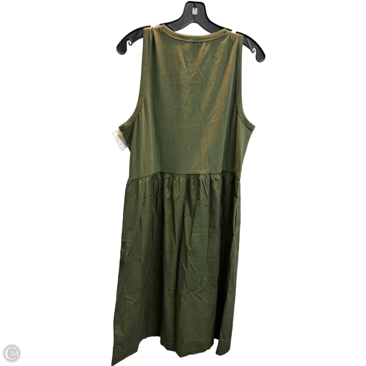 Dress Casual Maxi By J. Crew In Green, Size: L