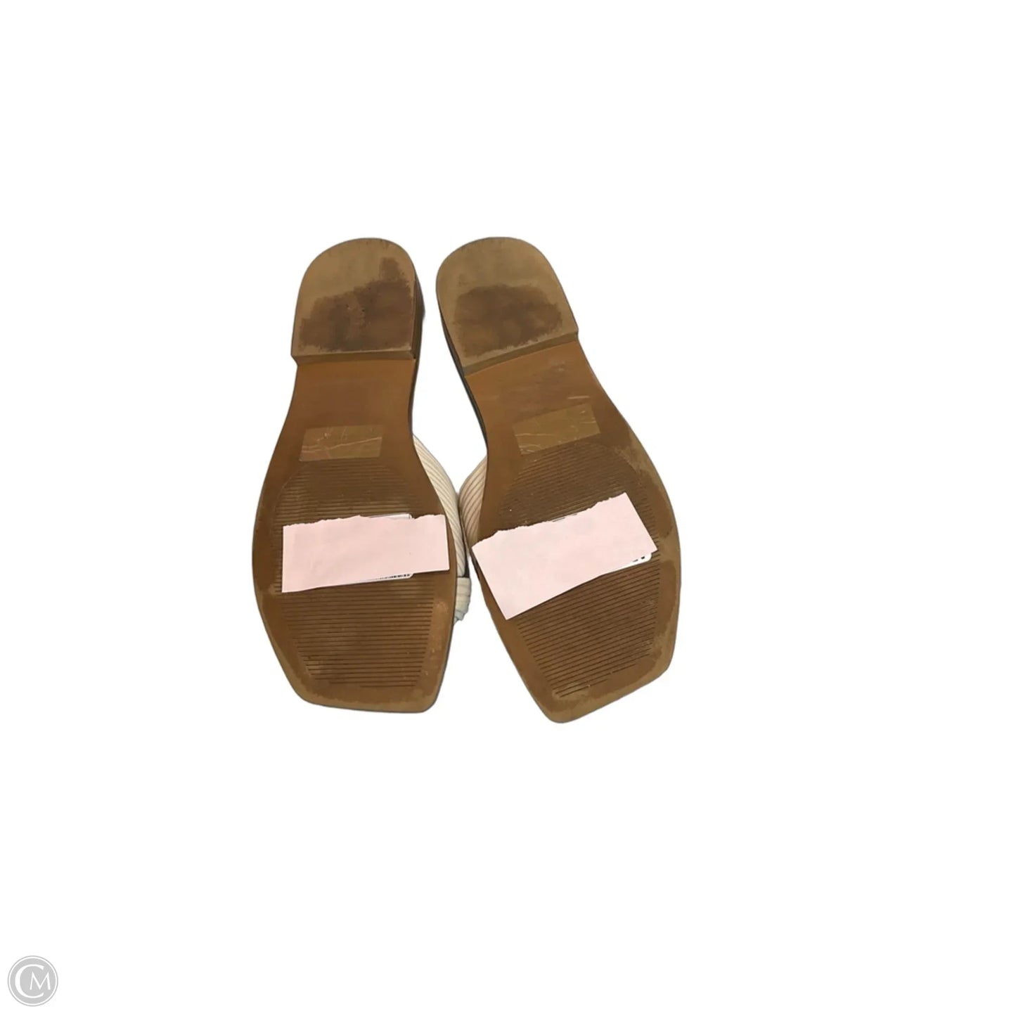Sandals Flats By Steve Madden In Cream, Size: 7.5