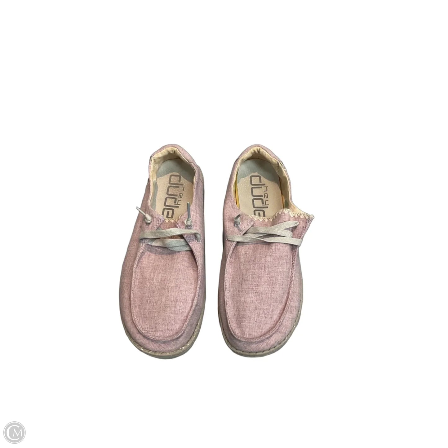 Shoes Sneakers By Hey Dude In Pink, Size: 8