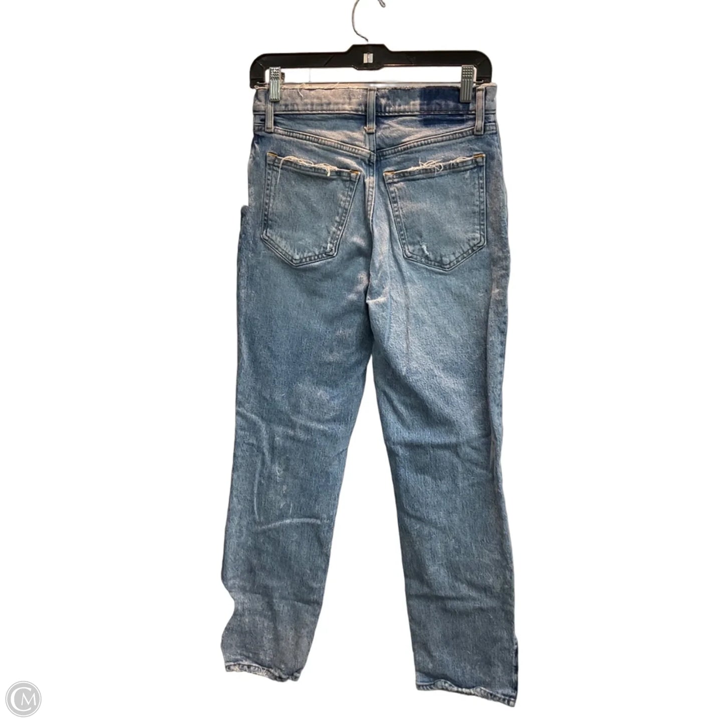 Jeans Straight By Abercrombie And Fitch In Blue Denim, Size: 4p