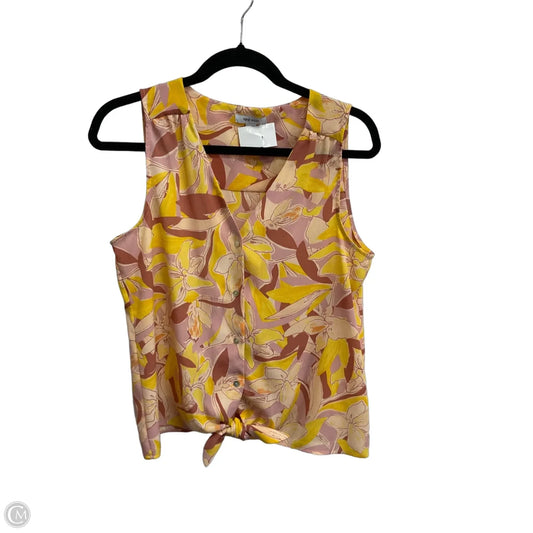 Top Sleeveless By Nine West In Multi-colored, Size: S